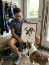 Classic pet portrait