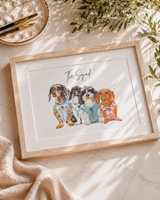 Miniature pet portrait