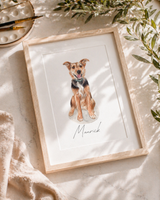 Miniature pet portrait