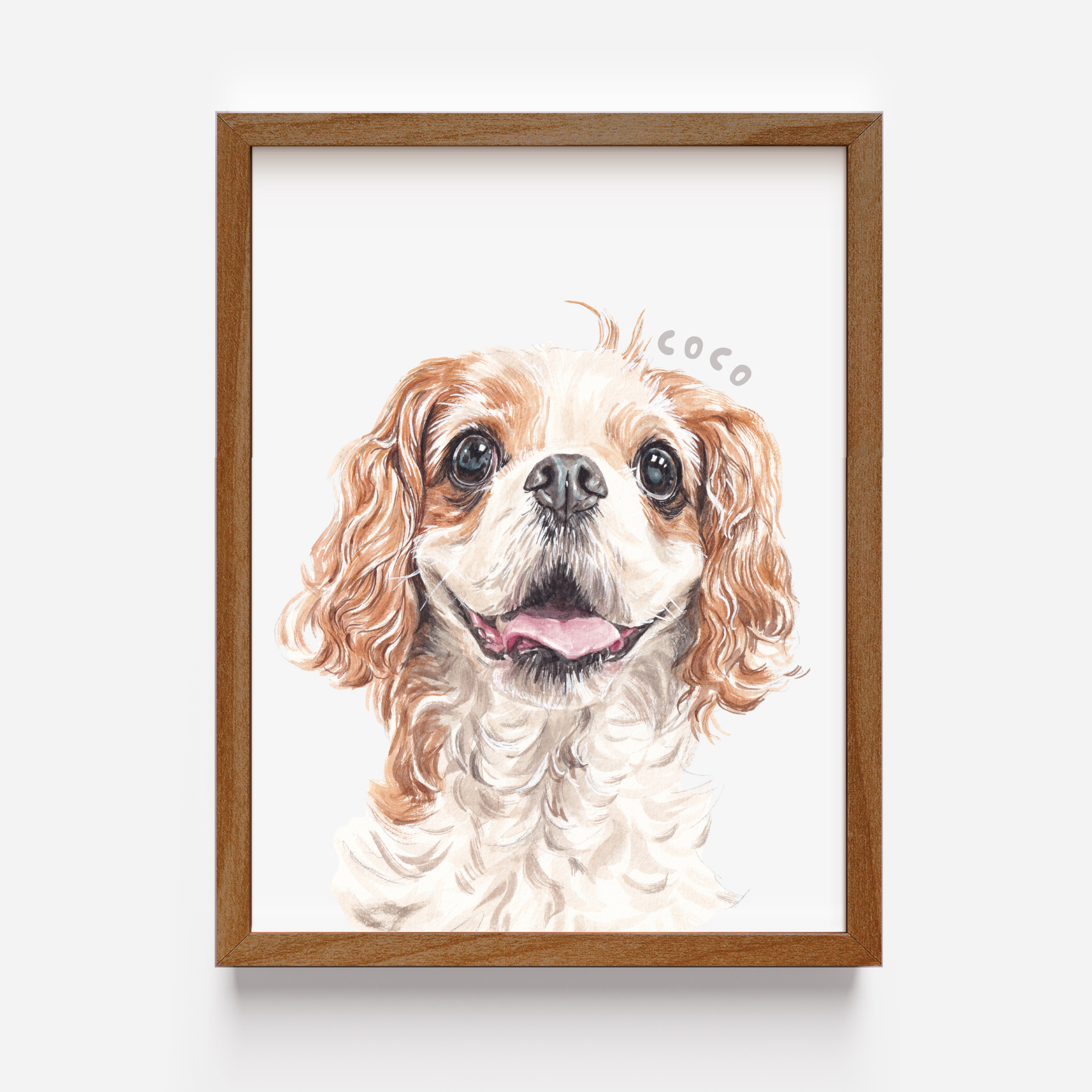 Classic pet portrait