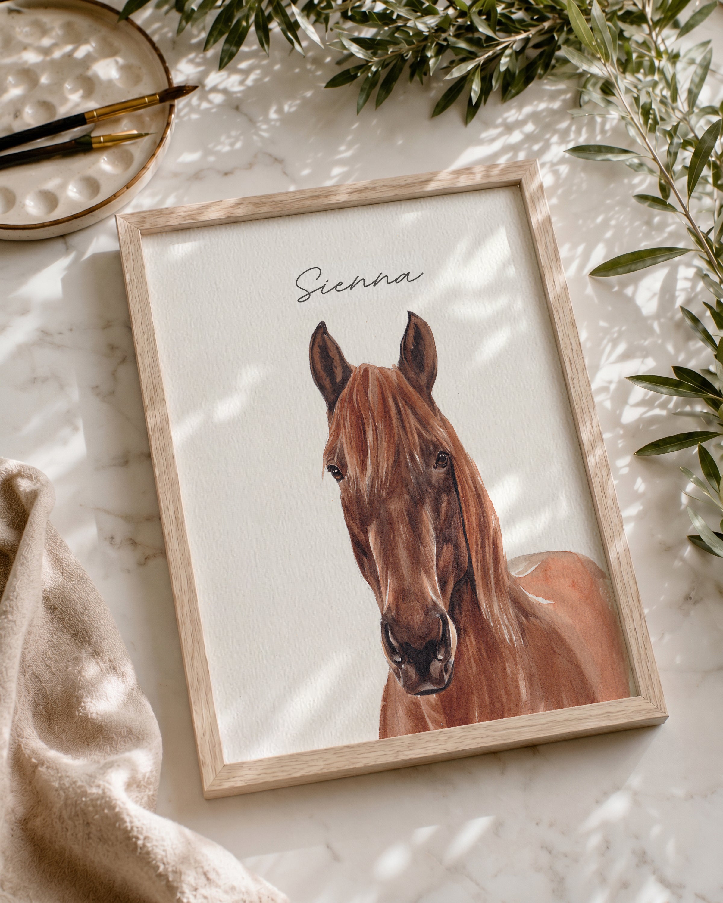 Custom Pet Portrait — Detailed Style