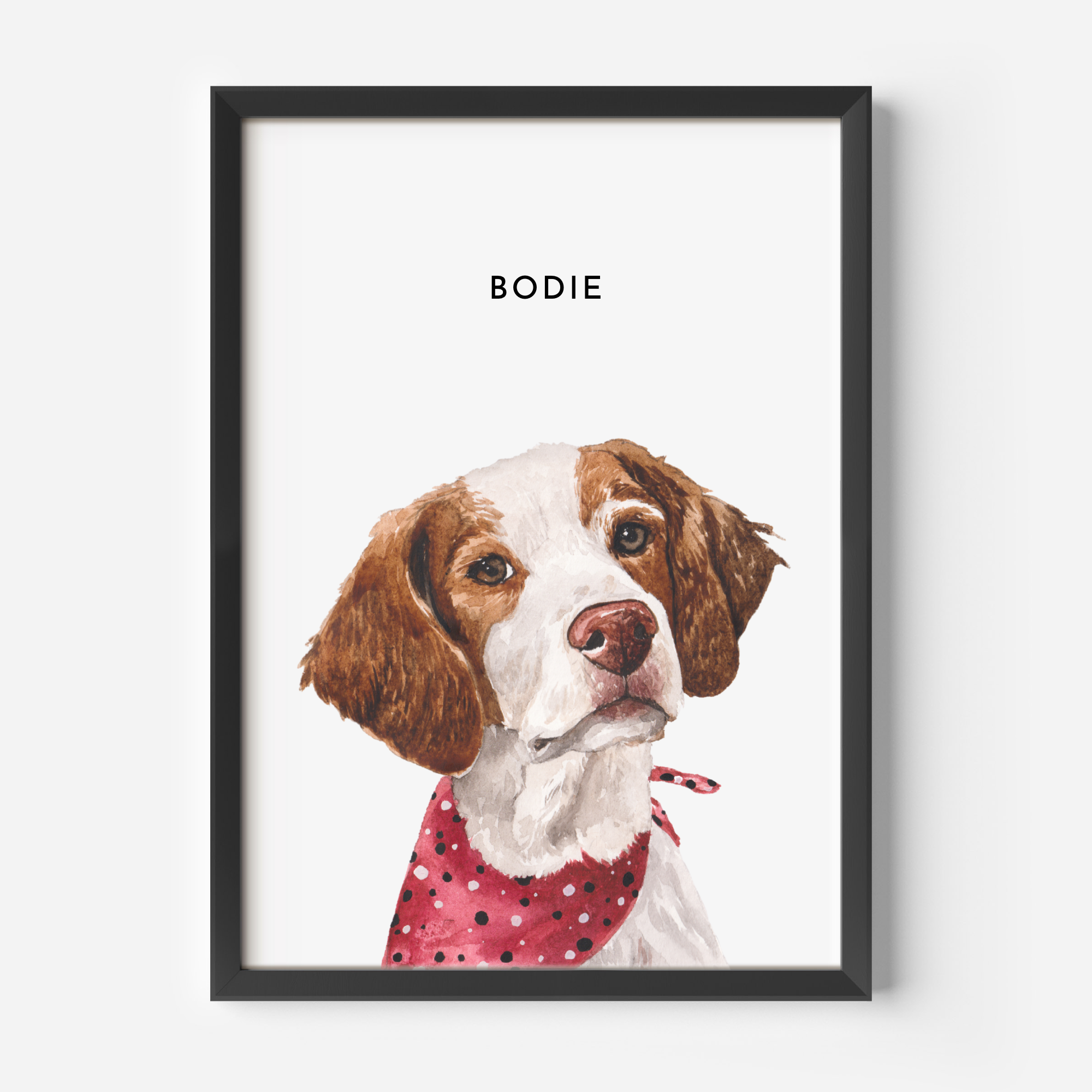 Custom one pet portrait