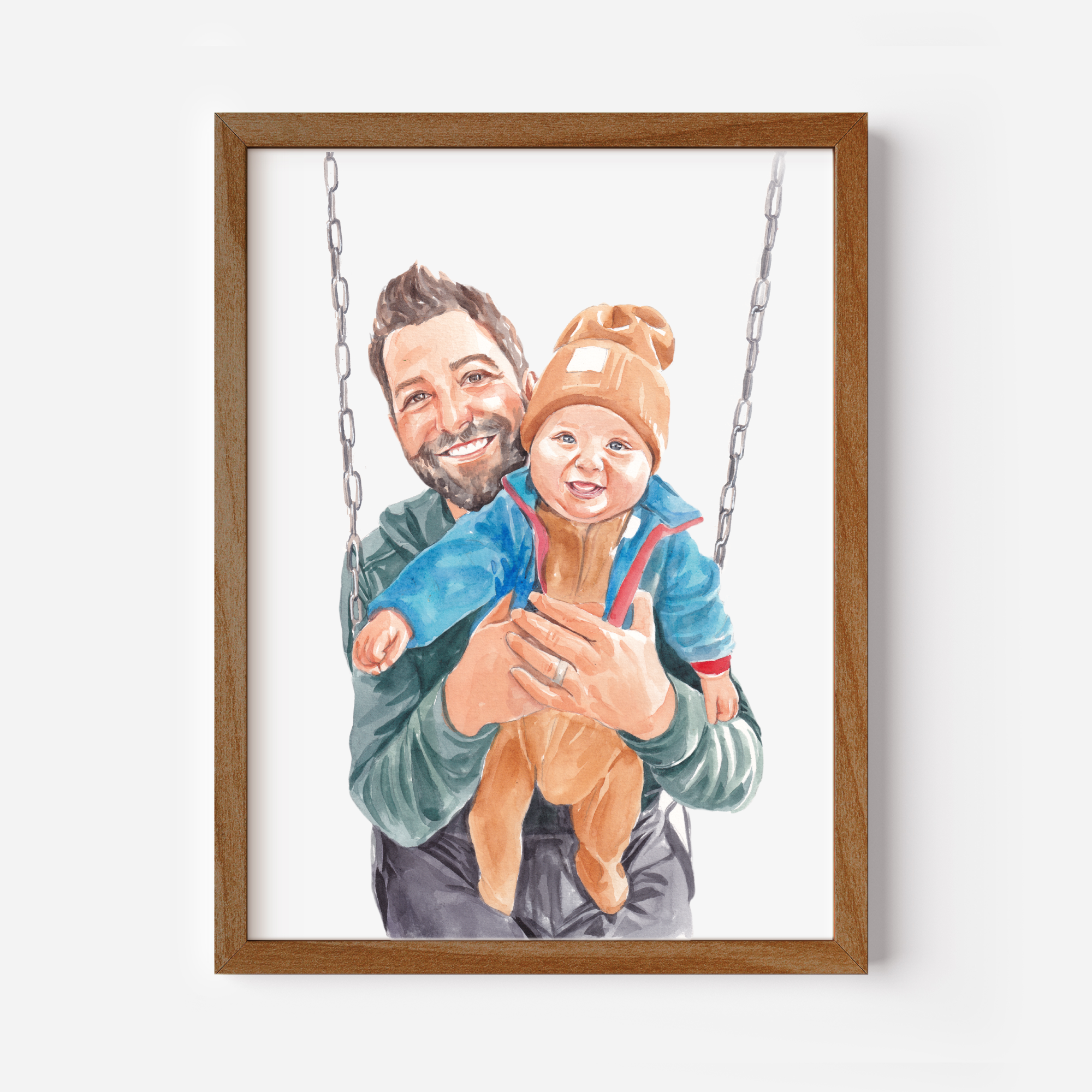 Custom Watercolor Portrait from Photo