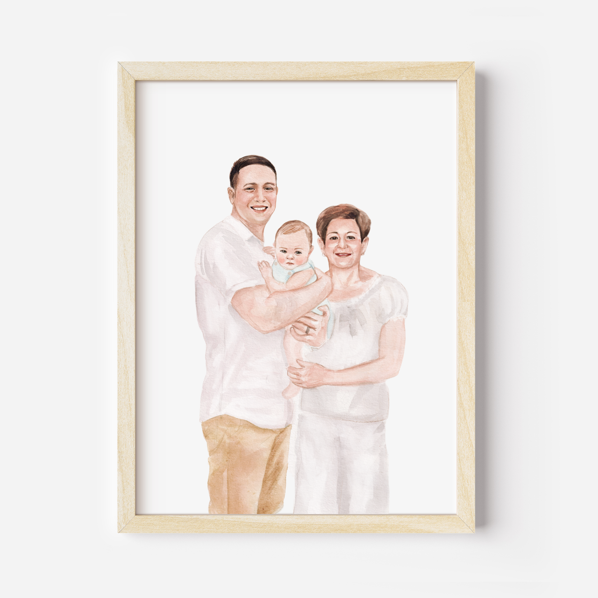 Custom Watercolor Portrait from Photo