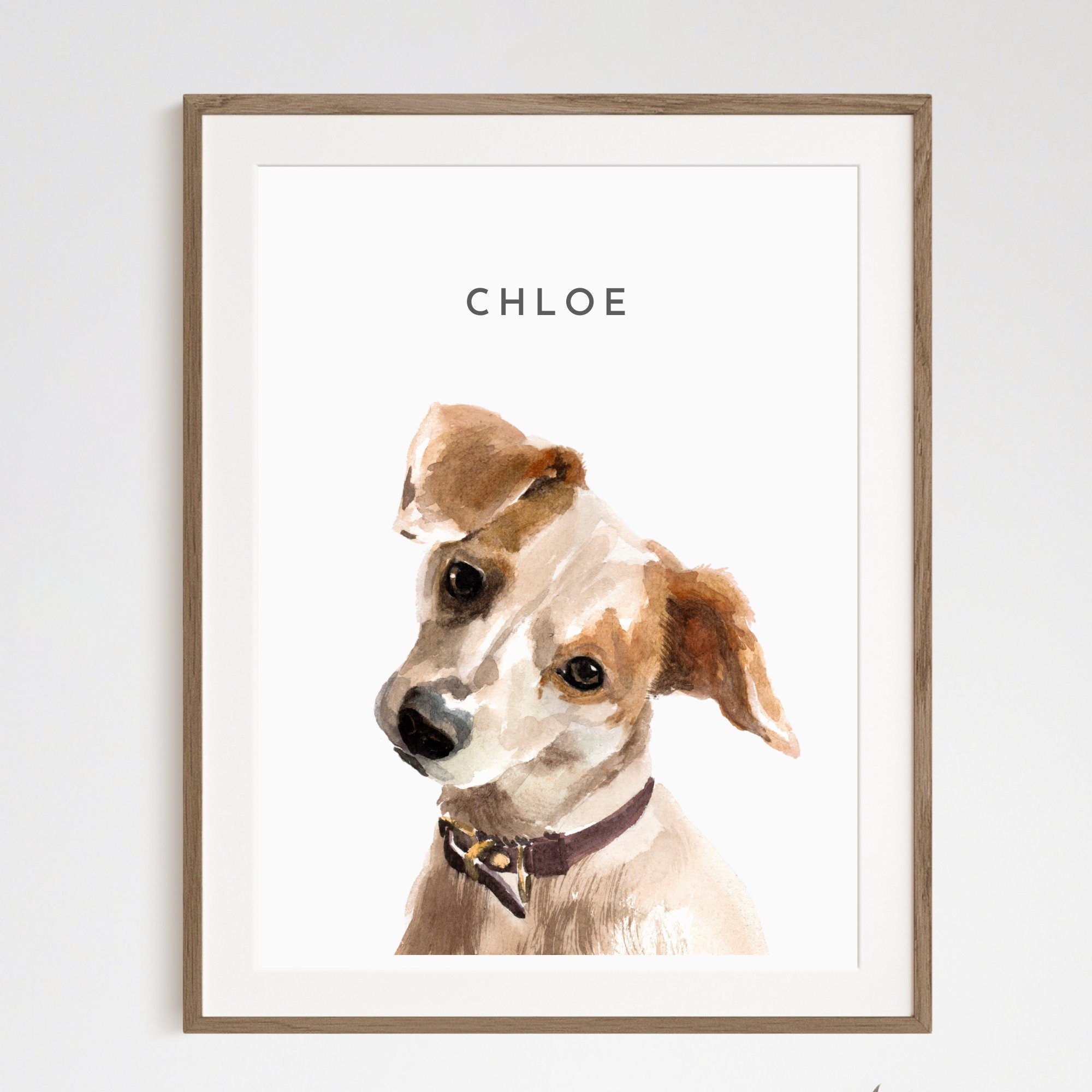 Hand-Painted Custom Pet Portrait