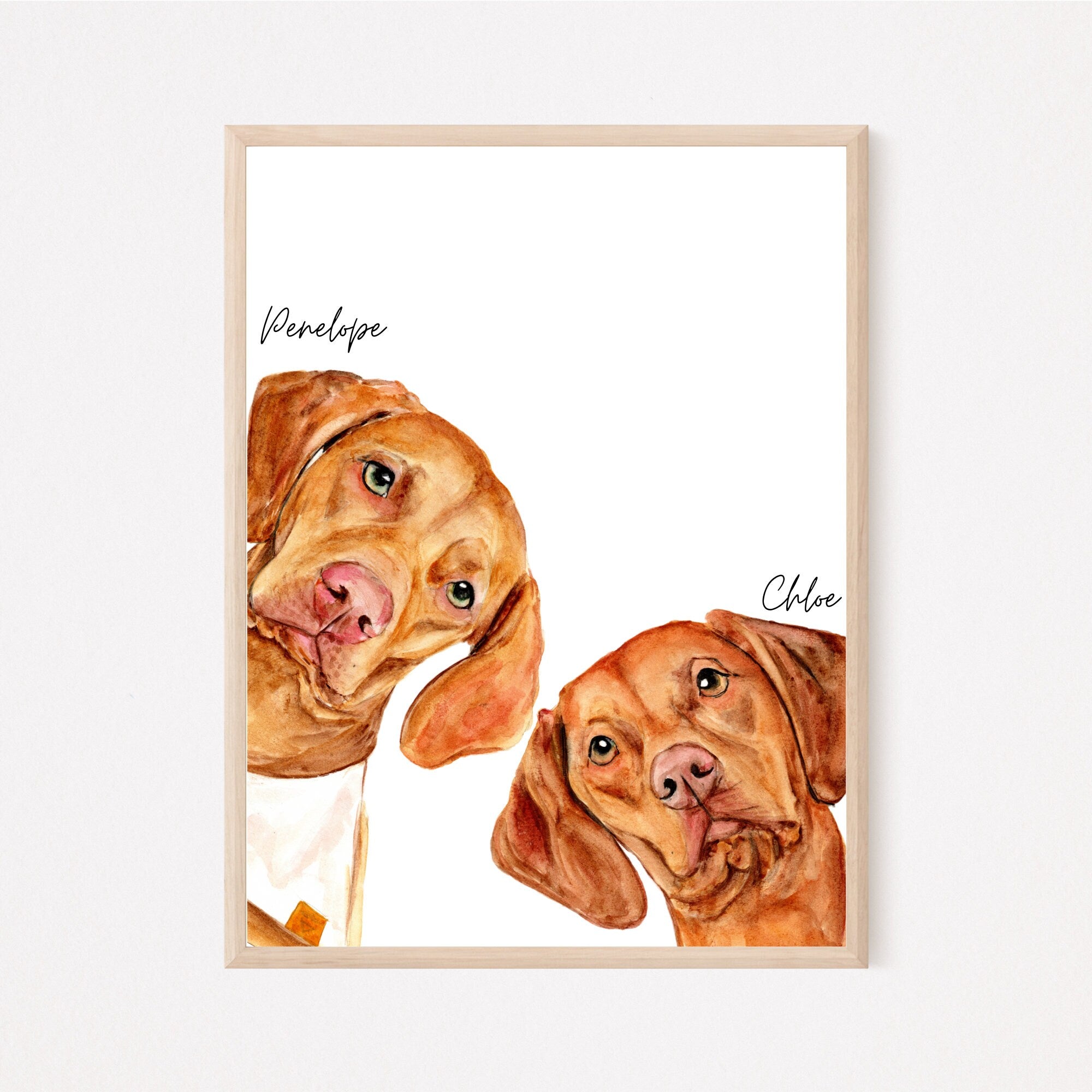 Pet portrait from photo, Custom watercolor dog portrait, Peekaboo Pet portrait, Custom pet portrait, Modern pet painting Gift for pet owner