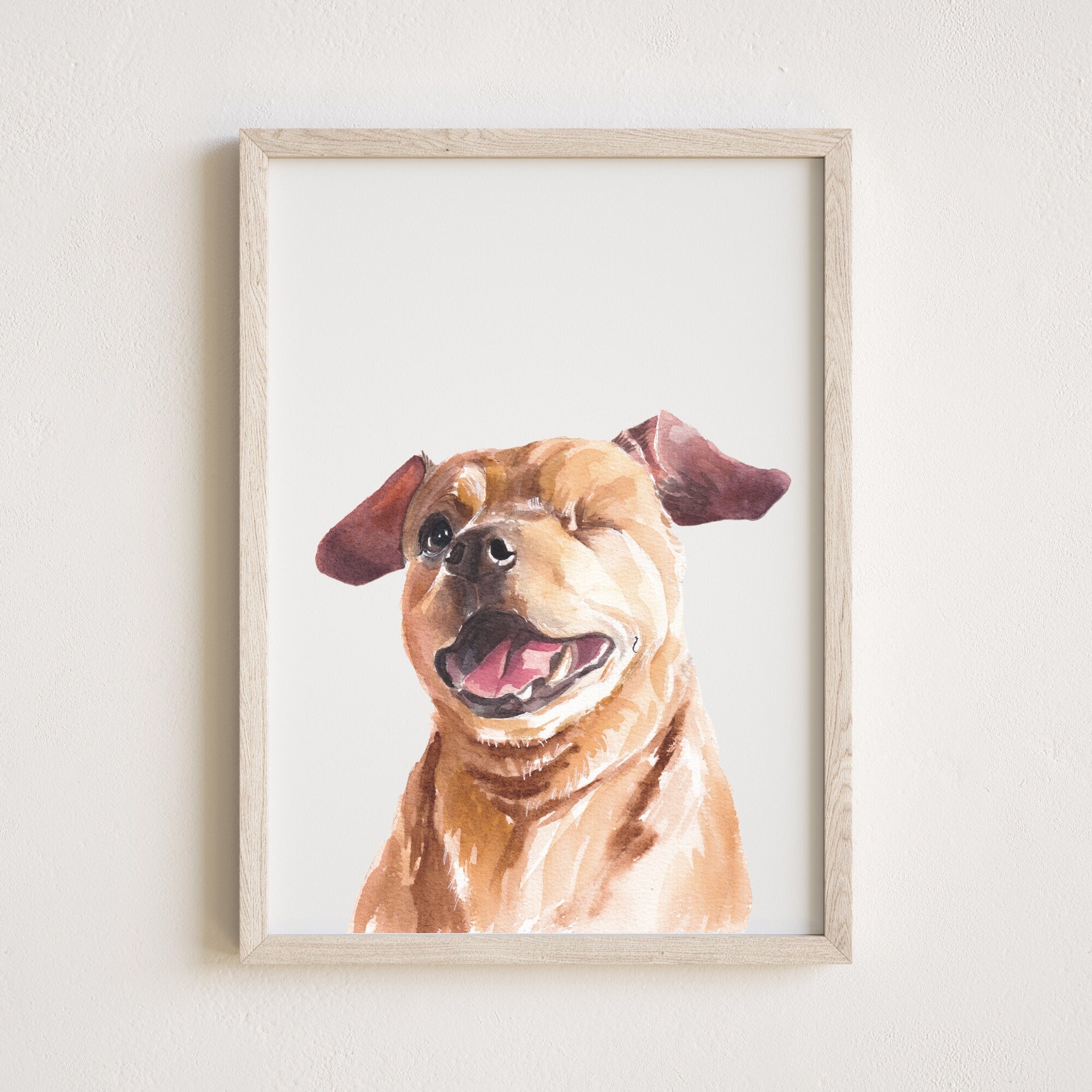 Hand-Painted Custom Pet Portrait