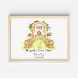 Wedding Venue, Watercolor Wedding Venue Print , Custom Wedding Venue Portrait, Wedding Venue Sketch, Wedding Gift, Wedding Venue Painting