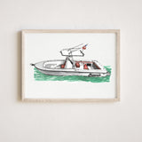 Boat Painting From Photo, Boat Paintings, Boat Drawing from Photo, Custom Watercolor Portrait,Personalized Gift for Boyfriend, Gift for Him