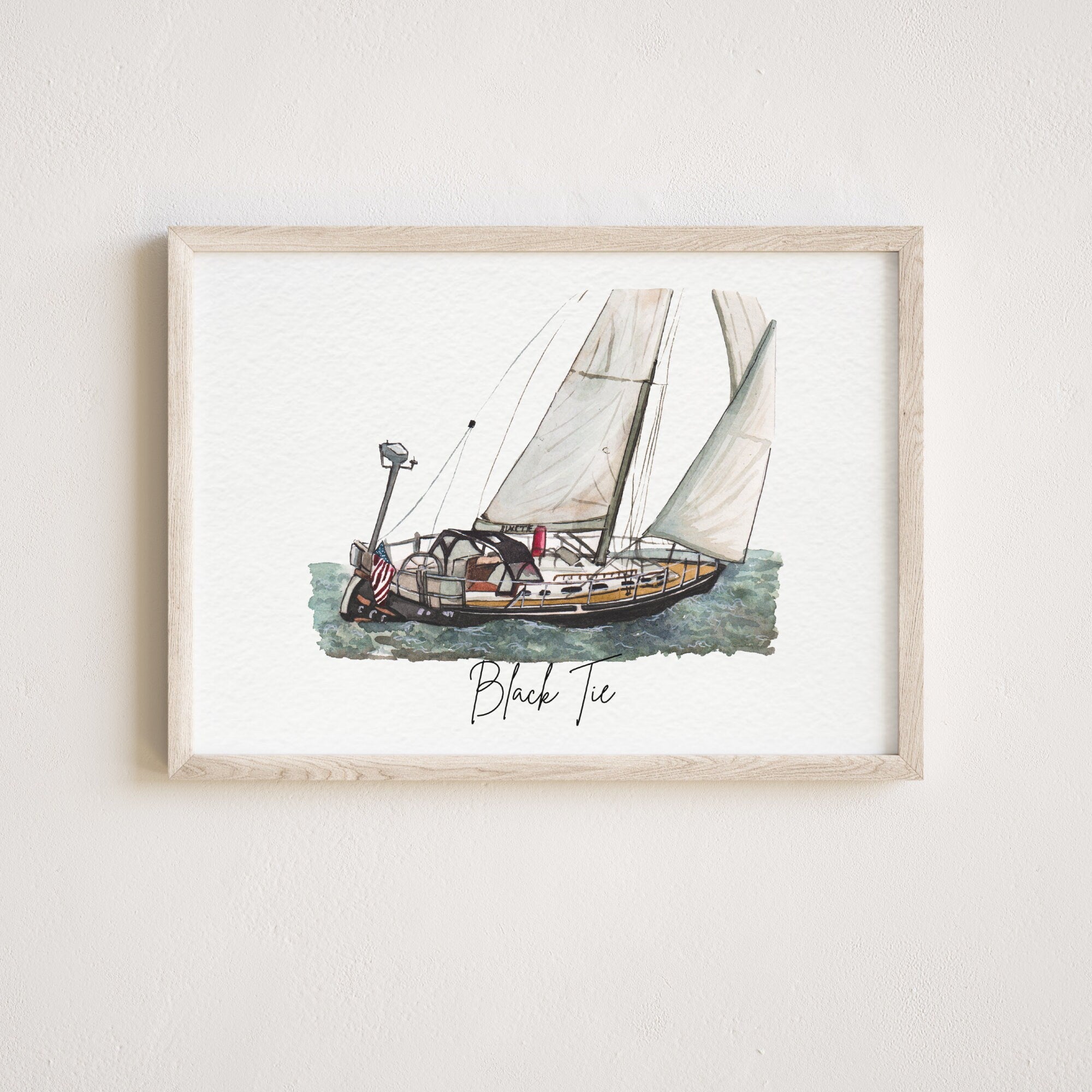Boat Painting From Photo, Boat Paintings, Boat Drawing from Photo, Custom Watercolor Portrait,Personalized Gift for Boyfriend, Gift for Him