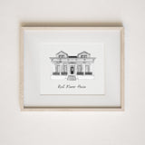 Custom House Sketch Print,House Drawing From Photo,Housewarming gift, Realtor Closing Gift,First Home Gift, House Portrait,Sketch from Photo