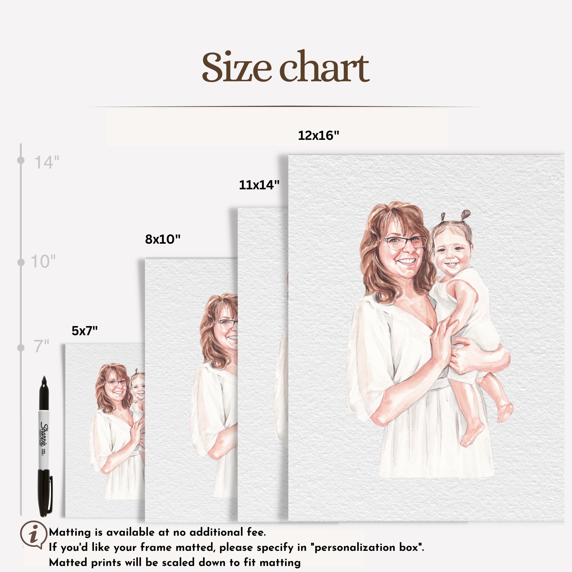 Father's Day Gift, Family Portrait, Custom Painting For Him, Custom Portrait From Photo, Portraits From Photos, Custom Portrait for Father