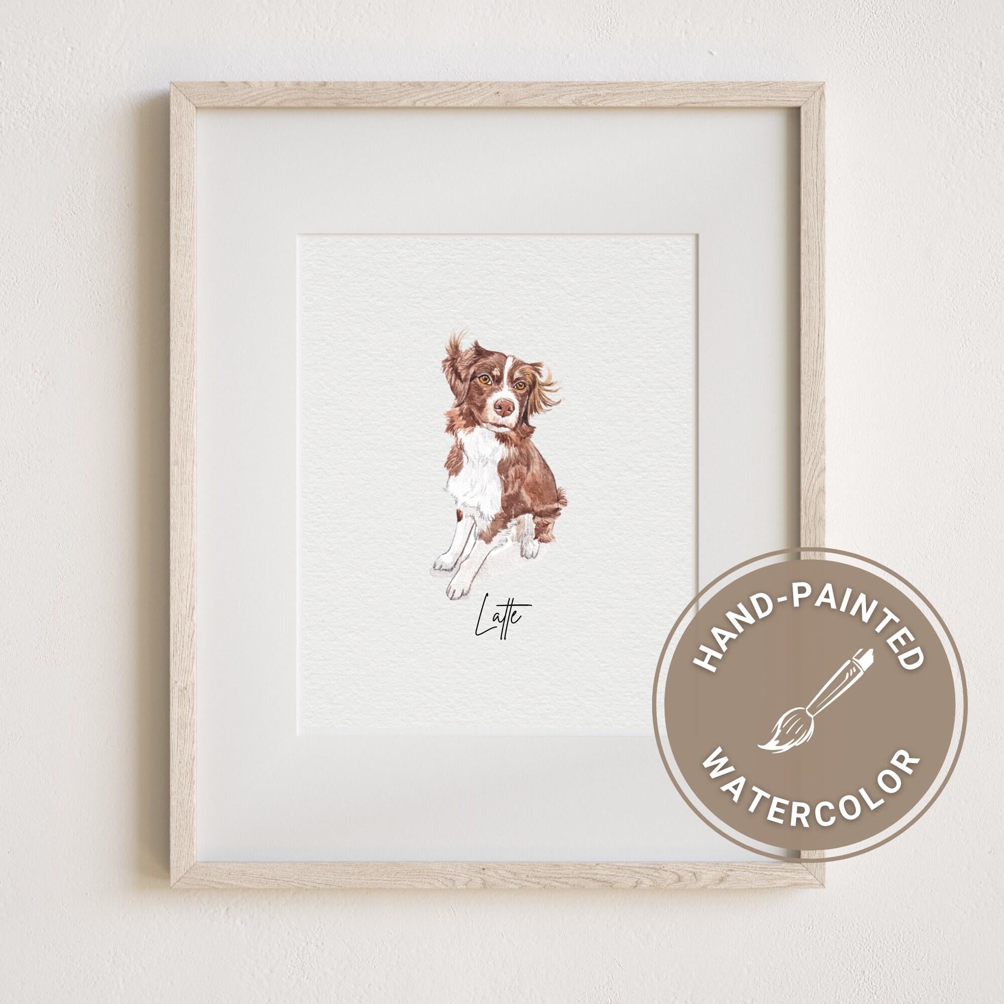 Mini Custom Watercolor Pet Portrait