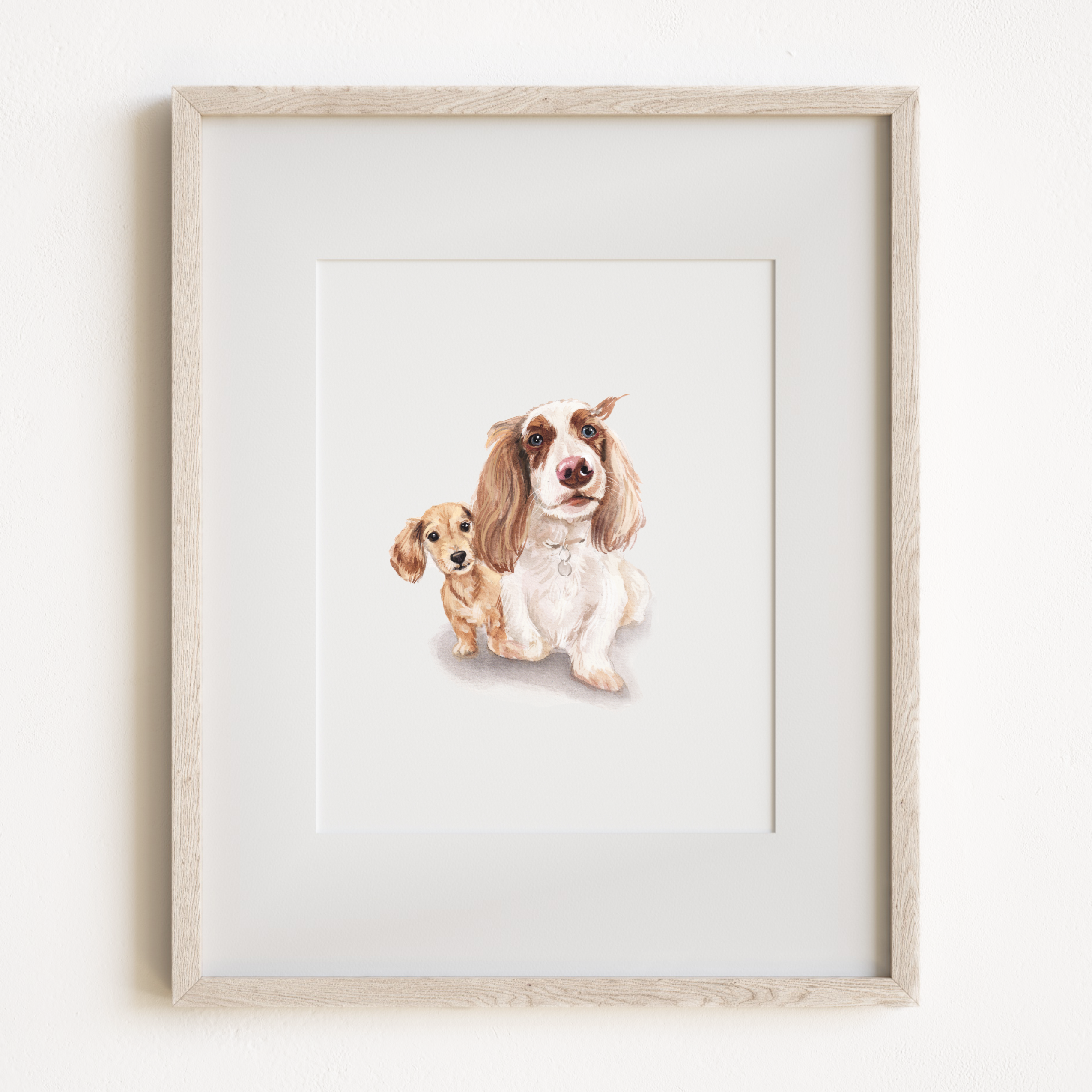 Mini Custom Watercolor Pet Portrait