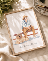 Family portrait (Human and pet)