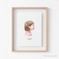 Custom Watercolor Painting Print, Family Portrait, Custom Portrait From Photo, Portraits From Photos, Personalized Gifts, Father