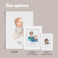 Custom Watercolor Painting Print, Family Portrait, Custom Portrait From Photo, Portraits From Photos, Personalized Gifts, Father