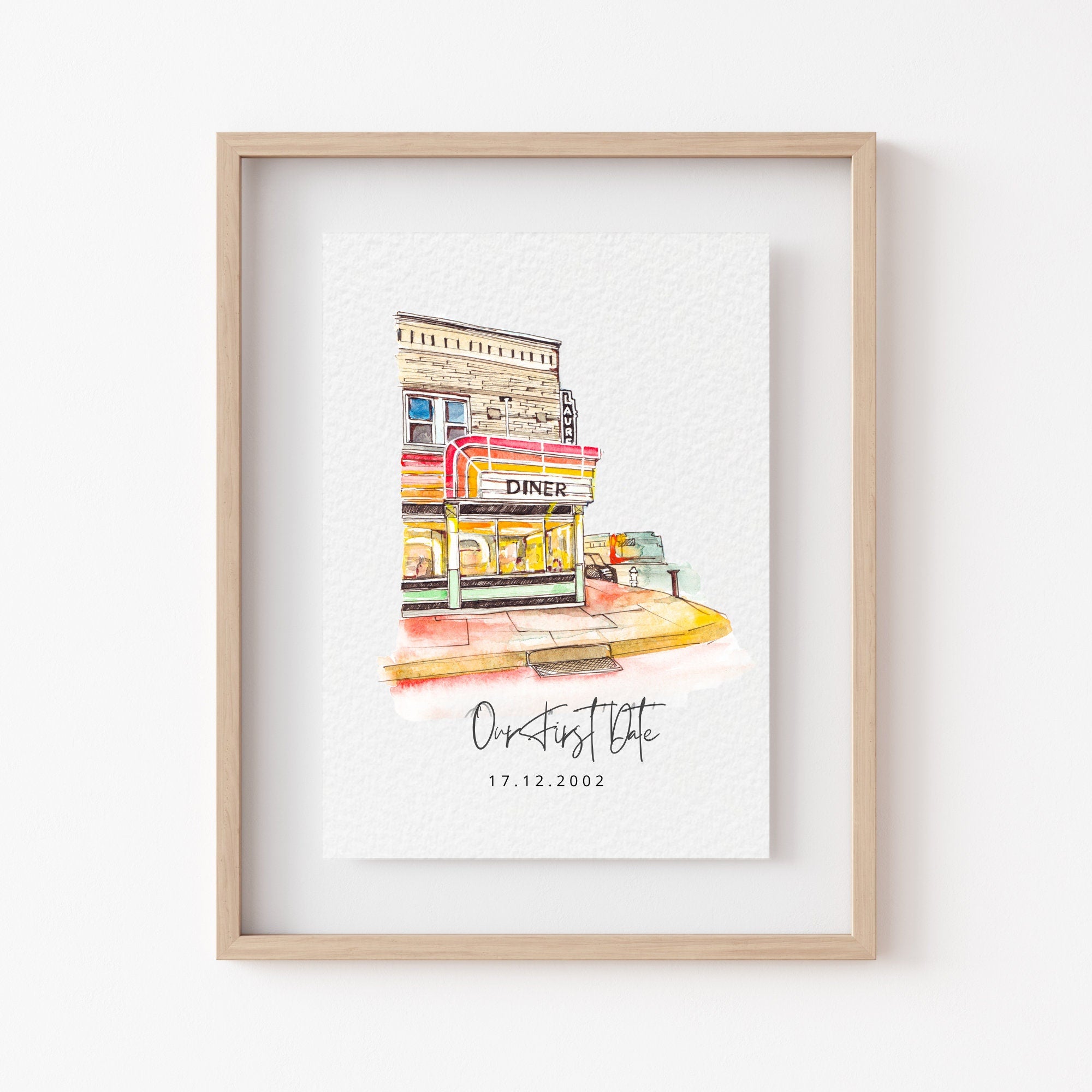 Custom Watercolor House Painting Print,House Painting From Photo,Housewarming gift, Realtor Closing Gift,First Home Gift